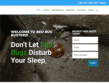 Tablet Screenshot of bedbugbusters.org